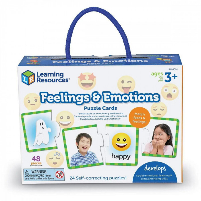 Puzzle duo - Emotii si sentimente PlayLearn Toys