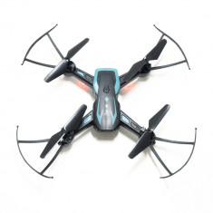 Drona QuadCopter cu lumini led si camera - Negru foto