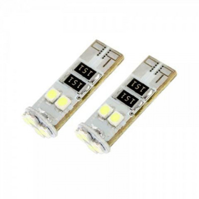 LED SMD de Pozitie T10 12V 3W 56lm set 2buc CAN102 Carguard foto