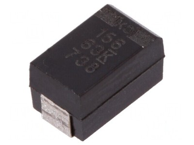 Condensator tantal-polimer low ESR 15uF 63VDC SMD 2917 foto