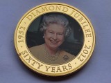 507. Moneda Insulele Cook 1 dollar 2012 (Diamond Jubilee, Queen Elizabeth II)