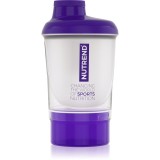 Nutrend Shaker 300 ml shaker pentru sport + rezervor 300 ml
