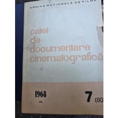 Caiet de documentare cinematografica Nr. 7 / 1968