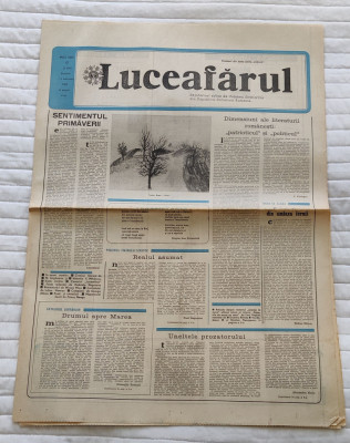 Ziarul LUCEAFĂRUL (11 februarie 1989) Nr. 6 foto