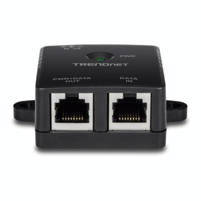 Injector Gigabit PoE&amp;#039;putere 15.4W - TRENDnet TPE-113GI SafetyGuard Surveillance foto