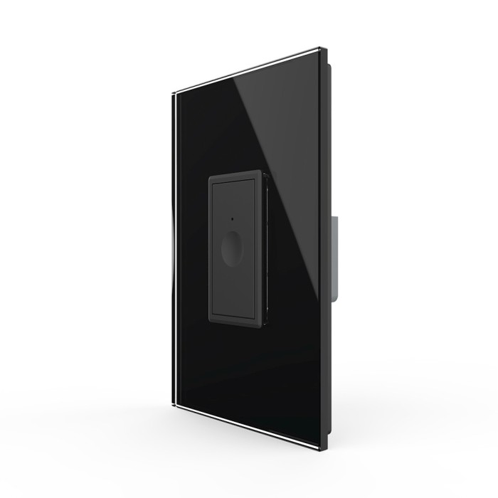 Intrerupator Simplu cu Touch Livolo cu Rama Din Sticla 1M - Serie Noua SmartElectro IntelligentHouse