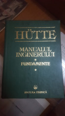 Hutte, Manualul Inginerului, Fundamente, 1995 foto