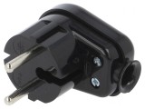 Conector Alimentare AC Tată 2P 250V 16A Negru