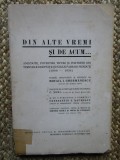 DIN ALTE VREMI SI DE ACUM. ANECDOTE, POVESTIRI. - MIHAIL I. GHERMANESCU