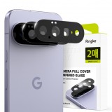 Folie de protectie Camera Spate Ringke pentru Google Pixel 11, Sticla Securizata, Set 2 bucati, Neagra