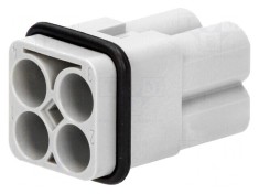 Conector HDC Contact Tata Han Q 4-PIN Crimpat foto