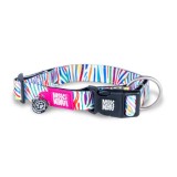 Zgardă pentru c&acirc;ini, Max &amp; Molly Smart ID - Magic Zebra, S