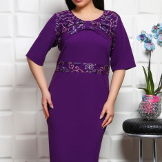 Rochie de ocazie Fira Mov - 60Marimea