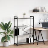 VidaXL Bibliotecă sonoma gri 80 x 30 x 118 cm Lemn compozit