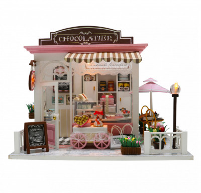 Casa in miniatura 3D, Chocolatier Fantastic Ideas, DIY, 20x16x16cm foto