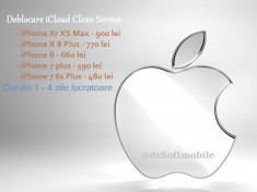 Decodare - Eliminare cont iCloud iPhone - CLEAN - XR XS XS Max foto