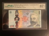 Romania 100 lei 2019 pick 125 grad 67 pmg Bratianu