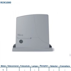 MOTOR PORTA CULISANTE NICE ROX1000 foto