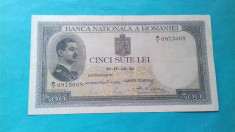 Bancnota 500 lei 1936 foto