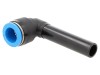Conector Push-in FESTO 90&deg; 12mm pentru Aer Comprimat si Vacuum, Material PBT, NBR, Model QSL-12HL