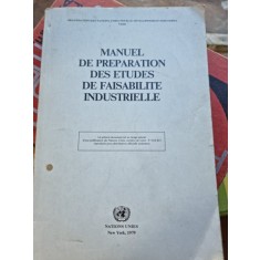 Manuel de Preparation des Etudes de Faisabilite Industrielle