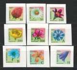 Belarus 2002 Mi 455/56 + 462/63 + 467/69 + 471/72 MNH - Flori, Nestampilat