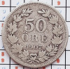 1043 Suedia 50 ore 1907 Oscar II (1872-1907) km 771 argint, Europa