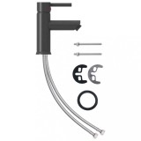 Cumpara ieftin Robinet chiuveta de baie, gri, 130x176 mm