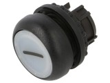 Comutator acţionat prin apăsare 22mm alb IP67