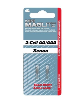 Set 2 becuri xenon Mini Maglite 31123 pentru lanterne, AA AAA foto