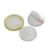 Disc metalic cu autoadeziv, &Oslash;20 x 2 mm