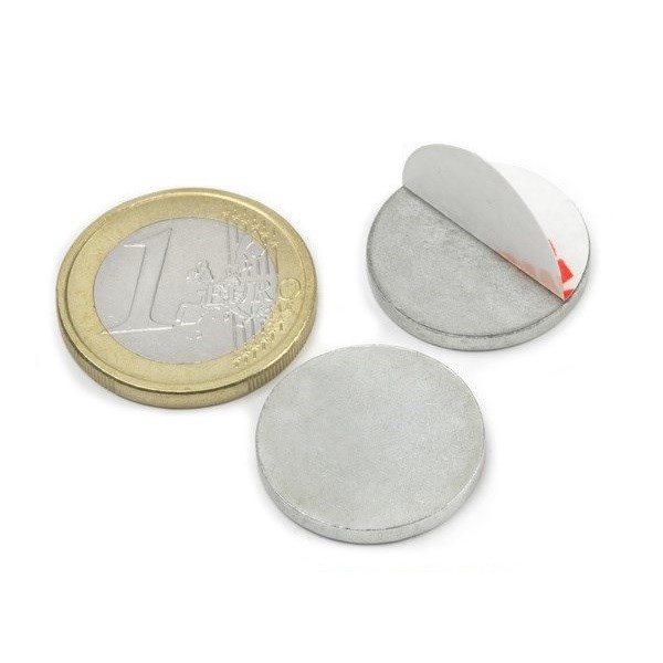 Disc metalic cu autoadeziv, &Oslash;20 x 2 mm