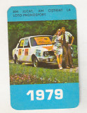 bnk cld Calendar de buzunar - 1979 - Loto Pronosport