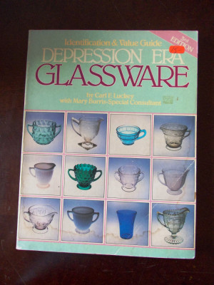 DEPRESSION ERA GLASSWARE- ALBUM STICLA, r1a foto