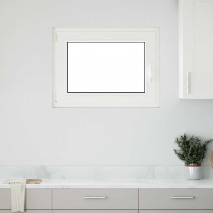 Fereastră de subsol &bdquo;RISOR&rdquo; 80x60 cm oscilo-batantă DIN st&acirc;nga antracit