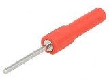 Terminal de măsurare roșu 2mm 58.5mm