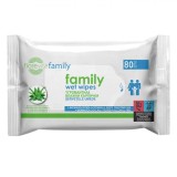 șervețele Umede, Fiorevita, Family, Aloe Vera și Ulei de Argan, Set 3x80 bucăți
