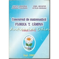 Concursul De Matematica Florica T. Campan - Grigoras Julieta, Paduraru Adriana