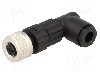 Conector M8, 3 pini, clasa etanseitate IP67, HIRSCHMANN - 933368100 ELWIKA 3008 V
