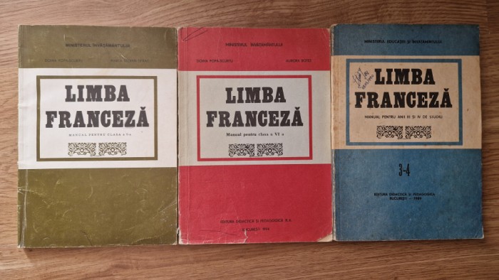 LIMBA FRANCEZA MANUAL PENTRU ANUL I, II, III-IV DE STUDIU - Popa-Scurtu, Nasta