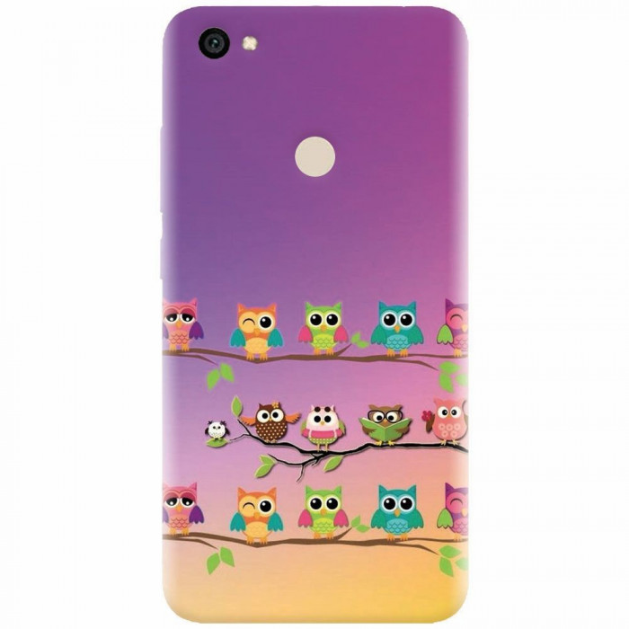 Husa silicon pentru Xiaomi Redmi Note 5A, Owls