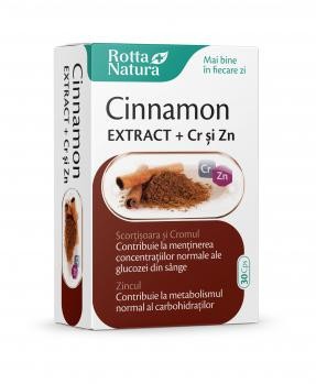 Cinnamon exract+crom si zinc 30cps rotta natura foto