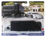 HOT WHEELS TRANSPORTATOR FLIPSIDER HAULER CU MASINUTA LAMBORGHINI REVENTON ROADSTER SCARA 1 LA 64 SuperHeroes ToysZone