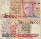 1988 , 10,000 cruzados ( P-215a ) - Brazilia