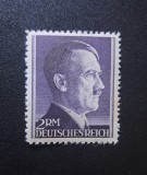 Germania Reich-ul German 1942 Serie Uzuală Adolf Hitler 2 RM Valoare Mare Violet Neștampilat fără Șarnieră - A0040
