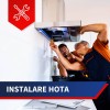 Instalare hota fara burlan