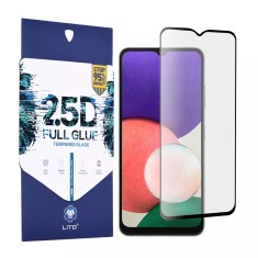 Folie de sticla Samsung Galaxy A22 4G Lito Neagra
