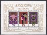 Germania 1977 - Jugendstil &icirc;n Germania, Bloc, MNH, Nestampilat