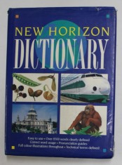 NEW HORIZON DICTIONARY by JOHN GRISEWOOD , 1991, PREZINTA PETE SI URME DE UZURA