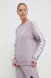 Adidas bluză femei, culoarea roz, cu imprimeu IR6081